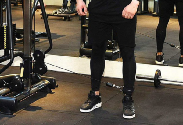 Leg Training Adjustable D Ring Ankle Straps for Gym