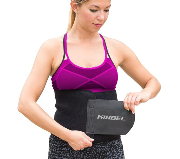 WAIST TRIMMER FOR WOMEN AND MEN WAIST TRAINER FOR WEIGHT LOSS SWEAT BELT BELLY FAT SLIMMING STOMACH BAND LUMBAR SUPPORT NEOPRENE WRAP. - Image 2