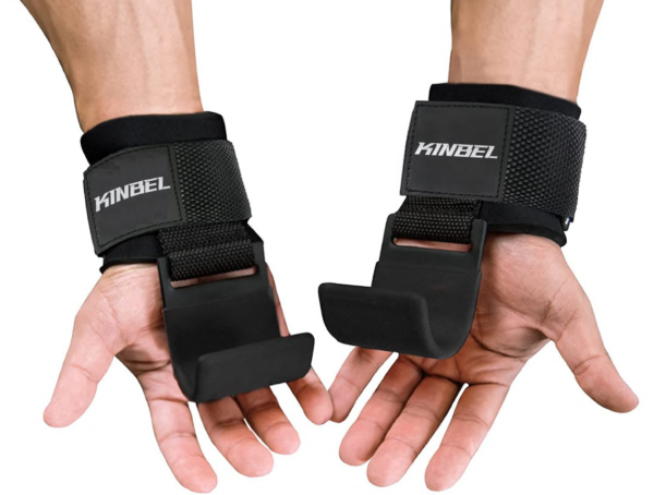 POWER WEIGHT LIFTING TRAINING WRIST SUPPORT HOOK BAR STRAPS FITNESS BARS. - Image 2
